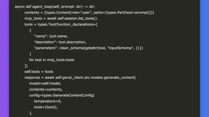 How to Create a Custom Model Context Protocol (MCP) Client Using Gemini