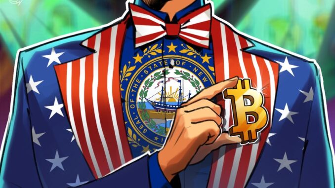 New Hampshire Bitcoin reserve bill heads to full Senate vote