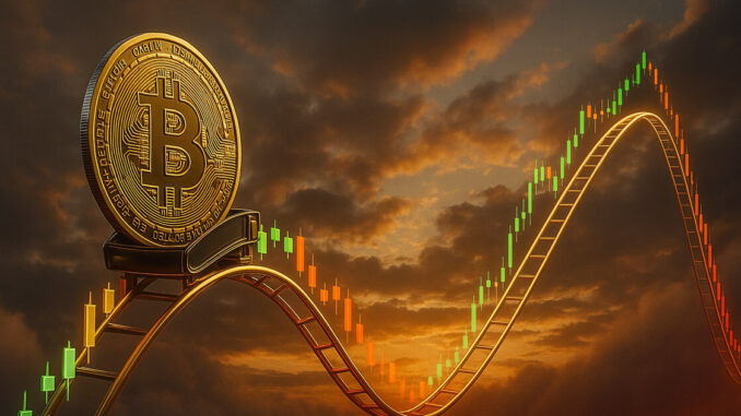 Bitcoin short term realized volatility drops to 16% after early April spike