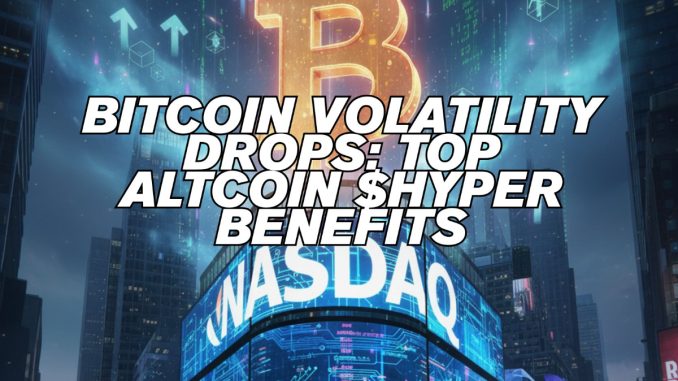 Bitcoin’s Big Flip: More Stable Than the Nasdaq 100 as Best Altcoin Bitcoin Hyper ($HYPER) Benefits