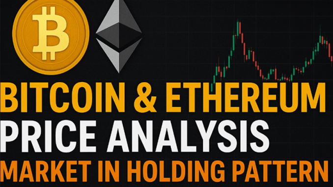 Bitcoin & Ethereum Price Forecast: Consolidation Ahead?