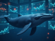 A Whale and Price Charts in teh Background
