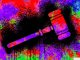 Concept illustration depicting messy litigation with an illustrated gavel on a multicolored background