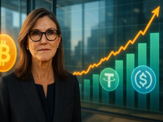Cathie Wood revises Bitcoin forecast as stablecoins gain ground