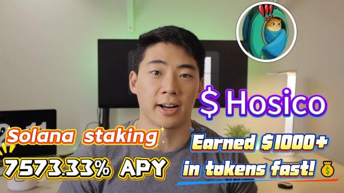Crypto Survival Guide: Stake Hosico Token Hosico meme solana to Hedge Bull Market & Earn 7573.33% AP