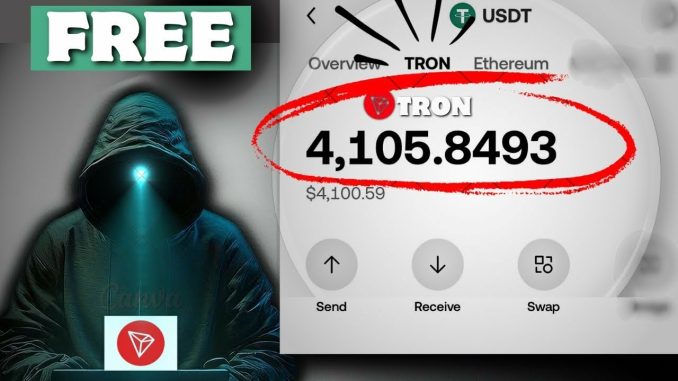 Free Crypto Mining Site - How to Get Free TRX (Tron)2025