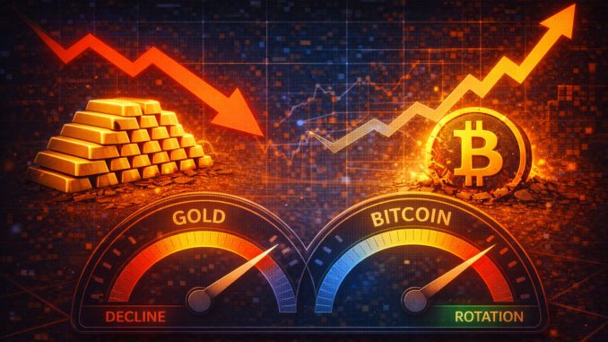 The Gold-to-Bitcoin Rotation Narrative Gains Strength: A Data-Driven Review