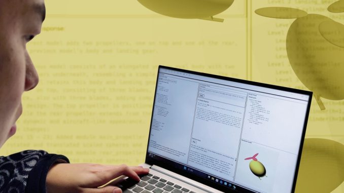 3D Modeling Made Accessible for Blind Programmers