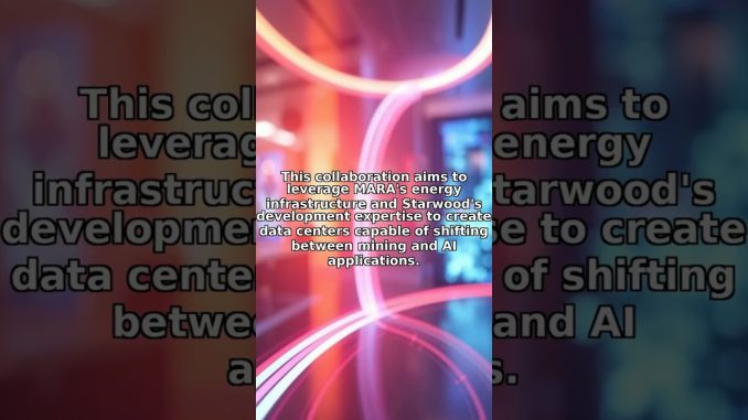 MARA & Starwood Partner to Convert Bitcoin Mining Sites into AI Data Centers - News and Statistics