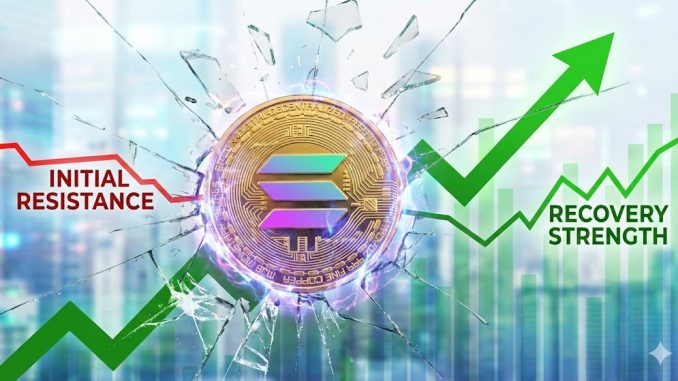 Solana (SOL) Recovery Shows Strength After Breaking Initial Resistance Level