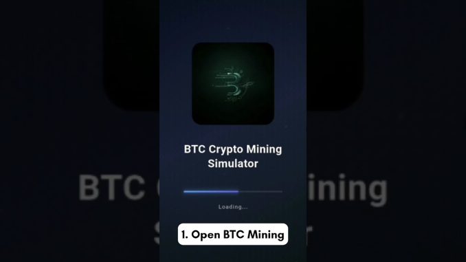 BTC Mining Guide | Crypto Mining Simulator 📱 #shorts