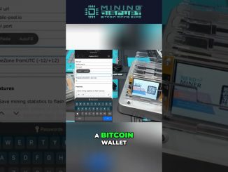 Bitcoin Pool Setup on Gold Nugget Solo Miner #shorts