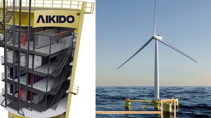 Floating Wind Turbines Host Data Centers Underwater
