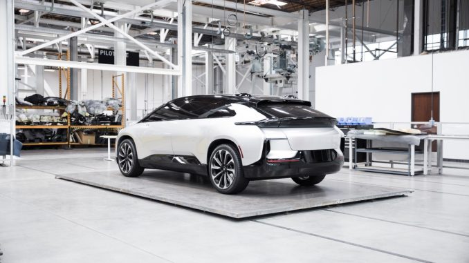 faraday future EV spac facility