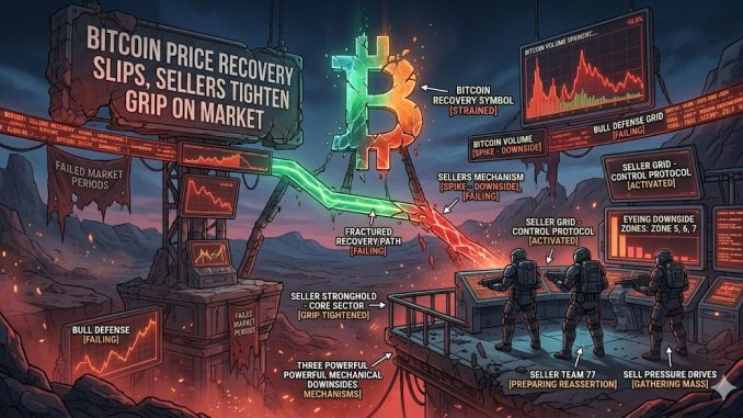 Bitcoin Price Recovery Slips