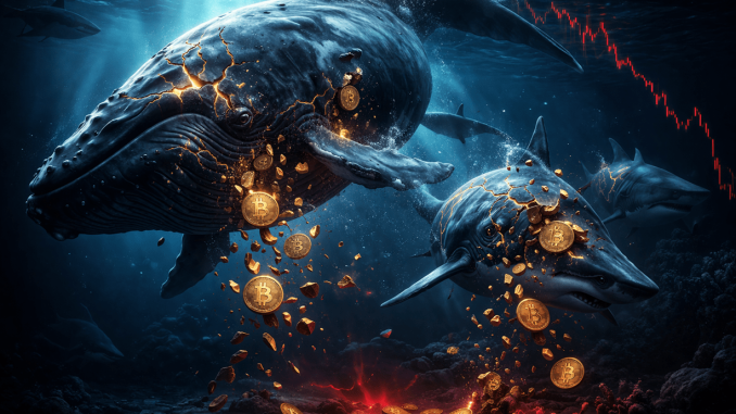 Bitcoin Sharks & Whales Capitulate: Realized Loss Exceeds $200M