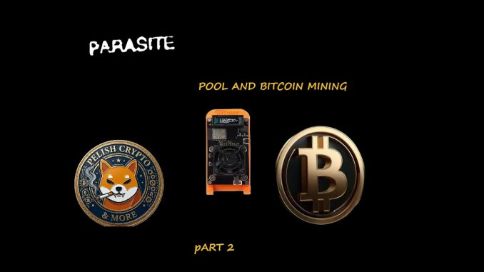 I EARNED part of a #Bitcoin block at ParasitePool #crypto #cryptomining