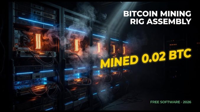 My Experience Building a Bitcoin Mining Rig from Scratch — Took 2 Days to Assemble