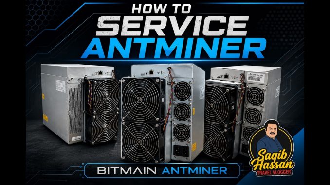 Bitmain Antminer Service Guide | Complete ASIC Miner Repair & Maintenance Tutorial