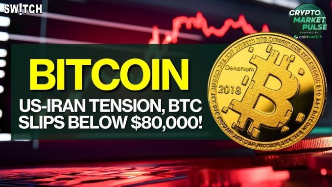 Crypto Market Pulse: US-Iran Tension, BTC Slips To $80K!। Top News of The Day। Powered by CoinSwitch