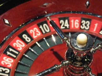 Roulette wheel.