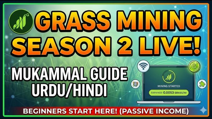 Grass Network Season 2 Live! Step-by-Step Mining Tutorial