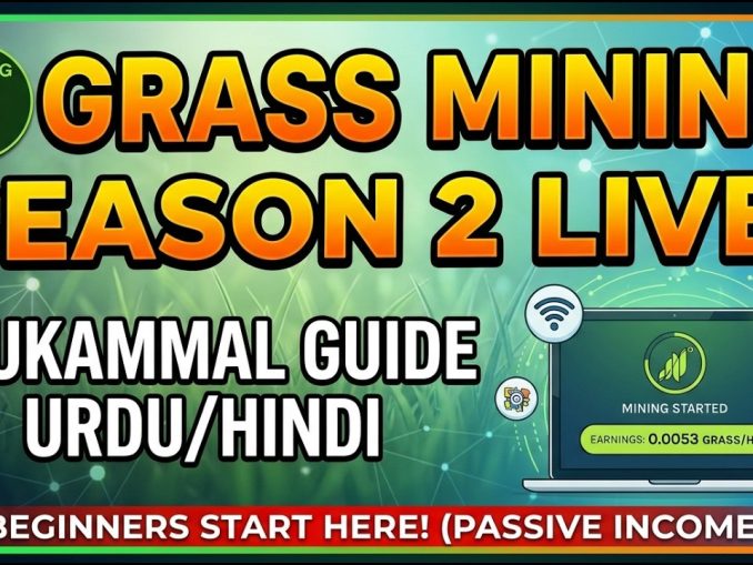 Grass Network Season 2 Live! Step-by-Step Mining Tutorial