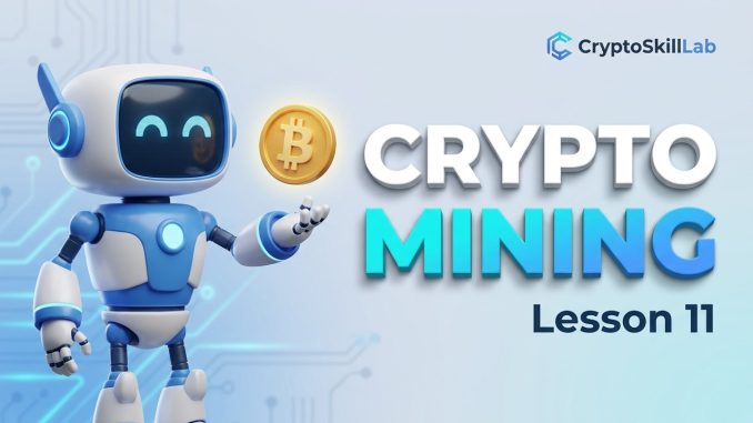 Lesson 11: What Is Crypto Mining? | Beginner's Guide