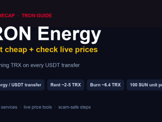 How to get cheap TRON energy for USDT transfers