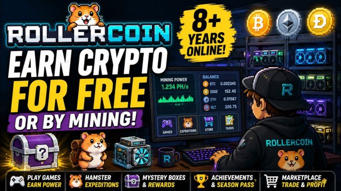 RollerCoin Beginner's Guide 2026 | Earn Crypto for Free or by Mining!