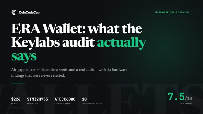 ERA Wallet Review: What the Keylabs Audit Actually Says