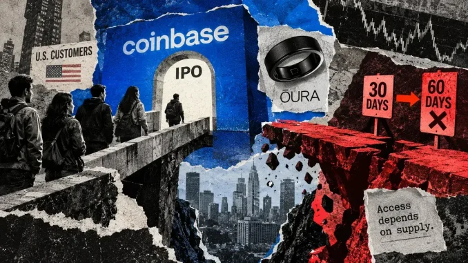 Coinbase pushes beyond crypto with retail access to $2.2 billion Oura IPO