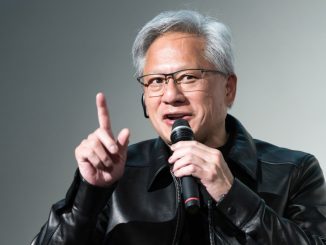 Jensen Huang took a call from Trump, and showed off something else, too