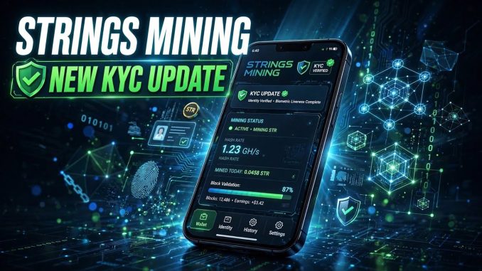 Strings Mining App Tutorial: How to Navigate the App + Latest KYC Update Explained