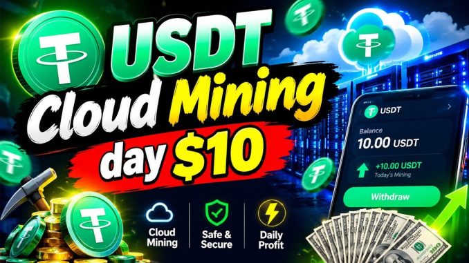 🚀 USDT Cloud Mining – Earn Up to $10/Day? | Full Tutorial & Review 2026