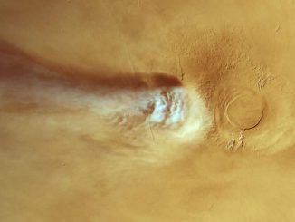 Image of cloud on Mars