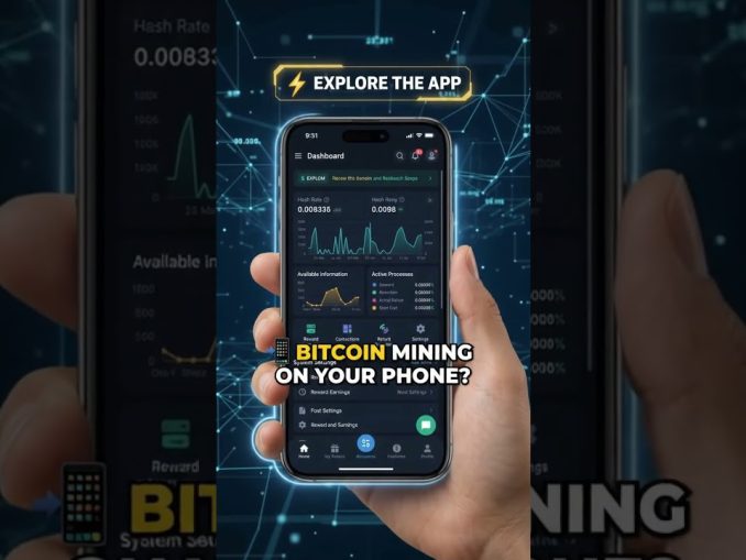 🔥 Best Bitcoin Cloud Mining App 2026 🚀 Free BTC Mining #shorts