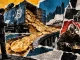 Editorial collage depicting a Bitcoin freight truck unloading valuable cargo as a mining worker receives comparatively few coins.
