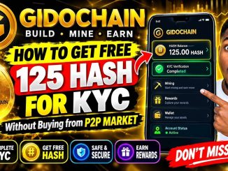 HOW TO PASS GIDOCHAIN AIRDROP KYC.../ and How to Get FREE 125 Hash for the KYC process...Full Guide
