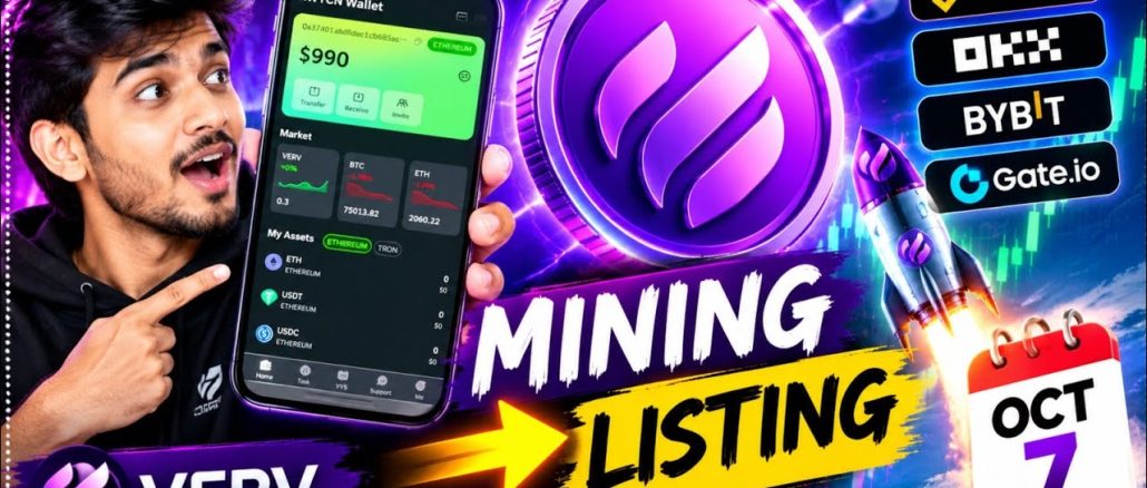 KWTCN Wallet-এ VERV Mining থেকে Listing! 🚀 | VERV Token Exchange Listing Update