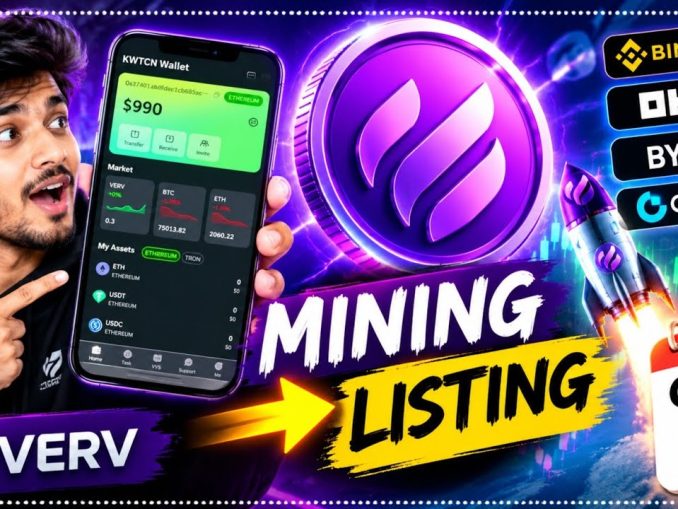 KWTCN Wallet-এ VERV Mining থেকে Listing! 🚀 | VERV Token Exchange Listing Update