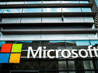 The Microsoft store is pictured in Manhattan.